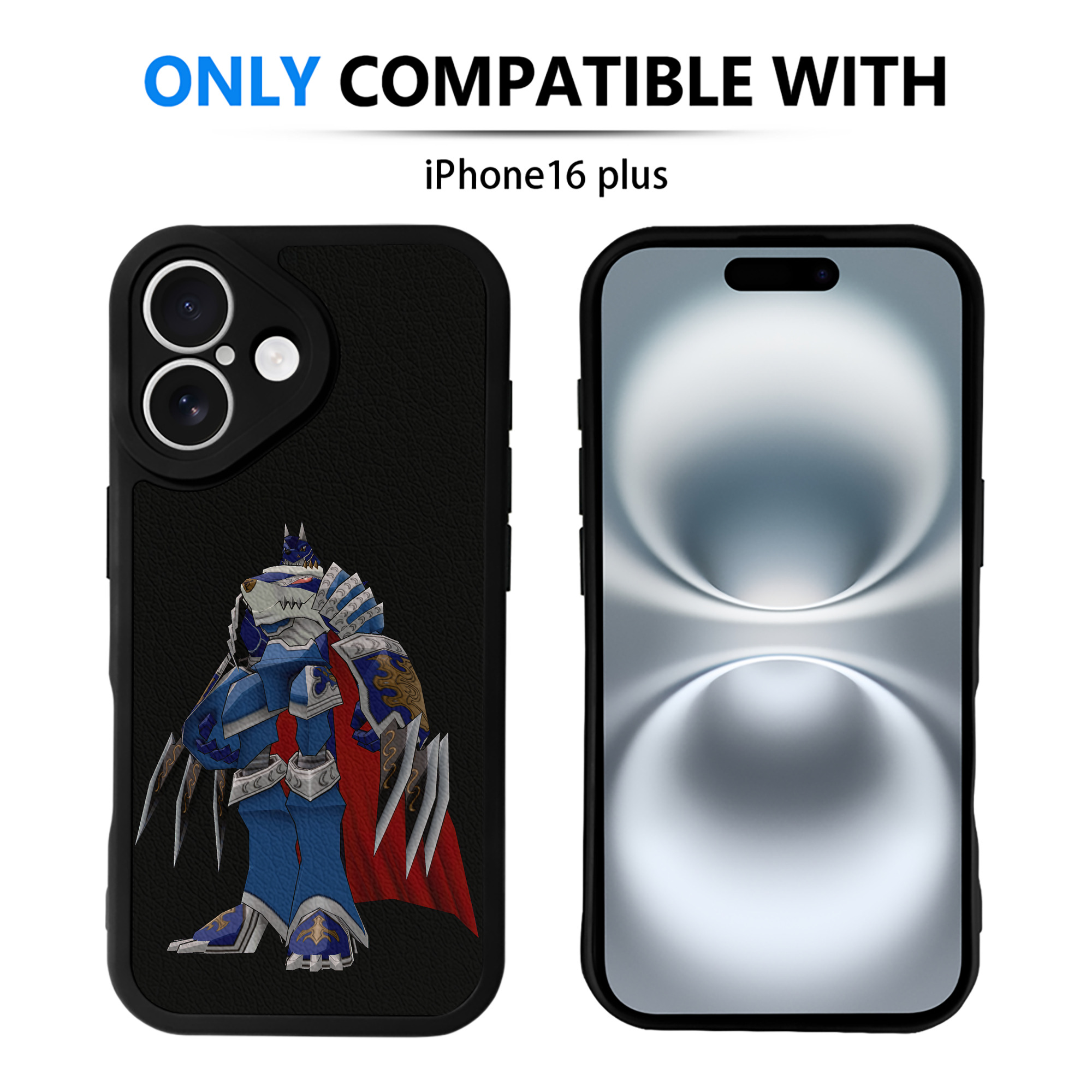 （画像用） Digimon デジタルモンスター/デジモン 【iPhone 16シリーズ対応】シリコンスマホケース（レザー調） 材質：シリコン